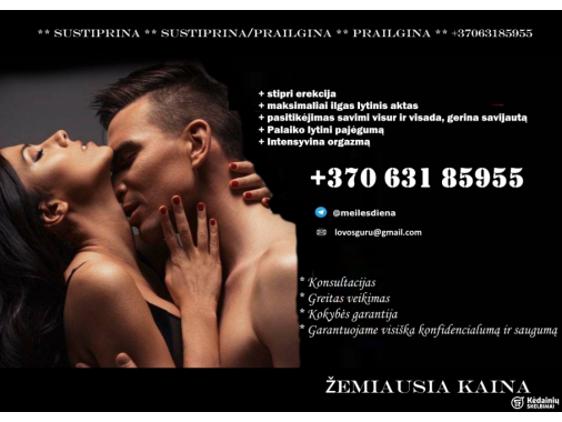  Efektyvus SEX papildai vyrams! 063185955 + dovanos