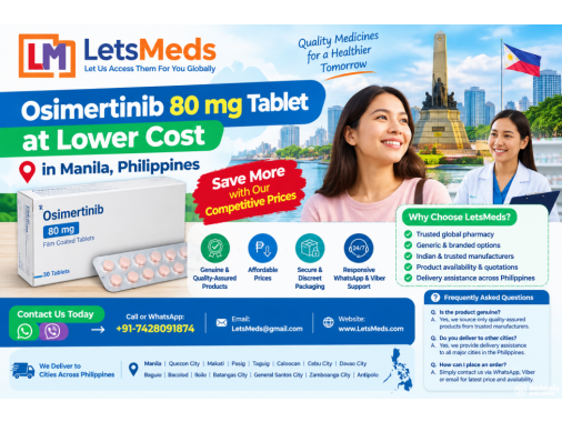  Osimertinib 80 mg Tablet Price in Manila